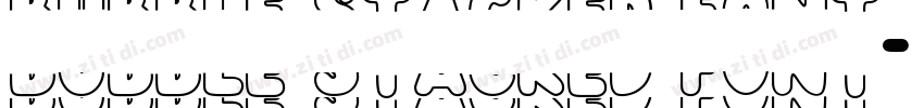 Bubble Stacked Font字体转换 Bubble Stacked Font字体转换